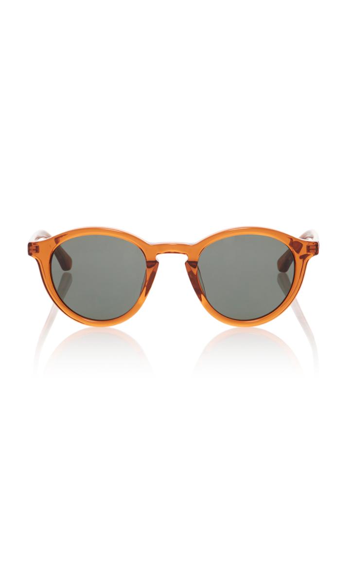 Linda Farrow Round-frame Acetate Sunglasses