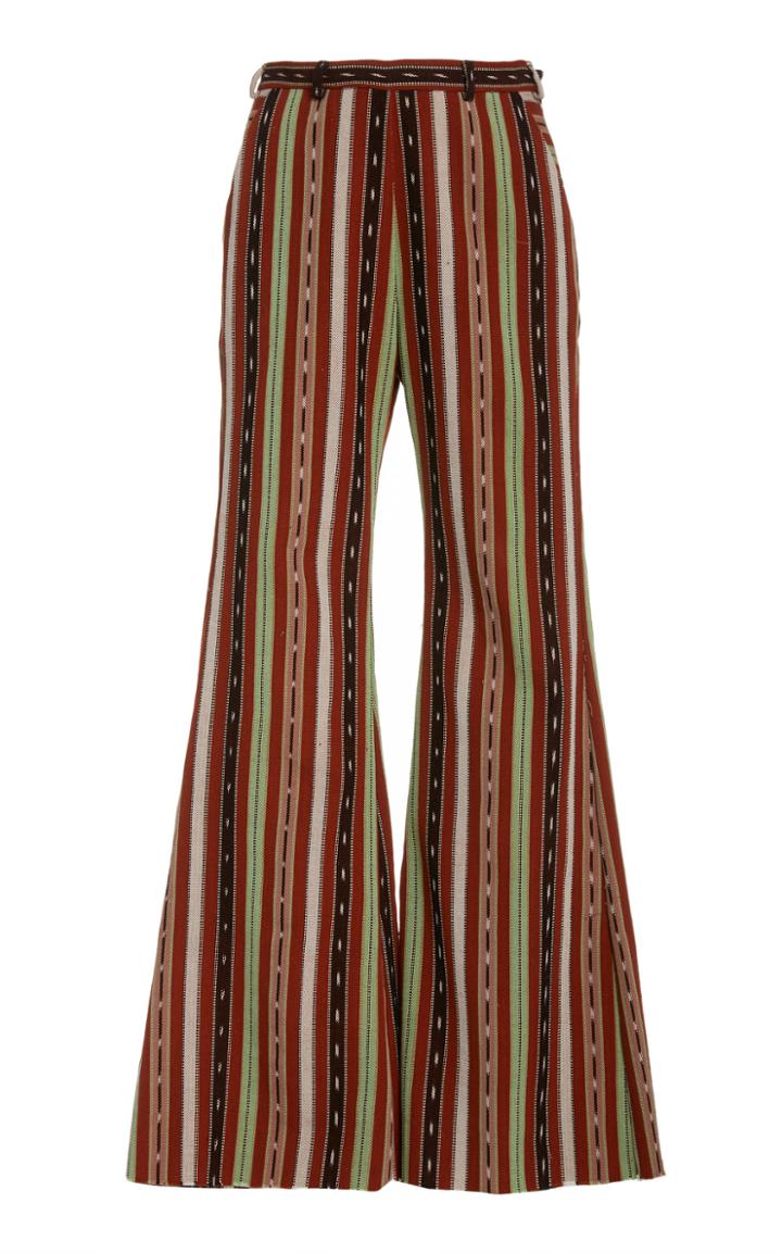 Moda Operandi Alix Of Bohemia Brick Lane Striped Cotton Flared Pants