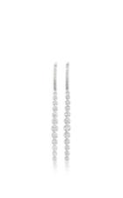 Ef Collection 14k White Gold Diamond Drop Earrings