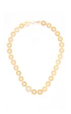 Jamie Wolf 18k Yellow Gold Aladdin Disc Necklace With Pave Link