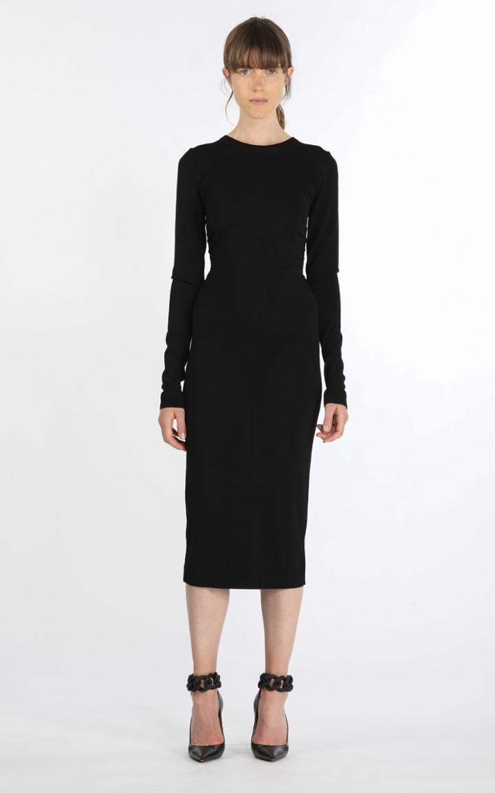 Moda Operandi N21 Open-back Knit Midi Dress