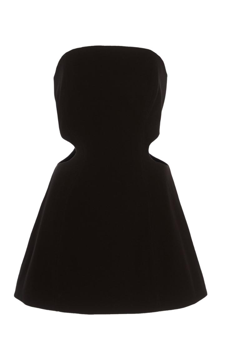 Georgia Alice Lucia Strapless Cut-out Crepe Mini Dress