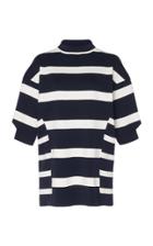 Cyclas Cotton Silk Horizontal Stripe Pullover