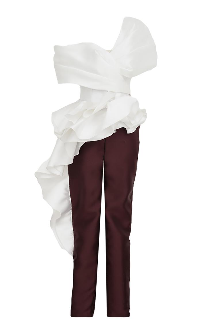 Mark Bumgarner Allison Peplum Jumpsuit