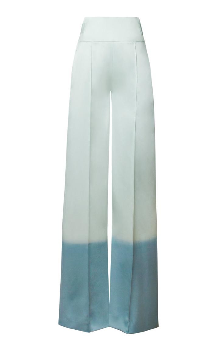 Moda Operandi Alejandra Alonso Rojas Ombr Silk Straight-leg Pants Size: 0