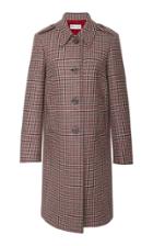 Red Valentino Single Breasted Print Coat