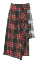 Tuinch Wool Plaid Kilt Skirt