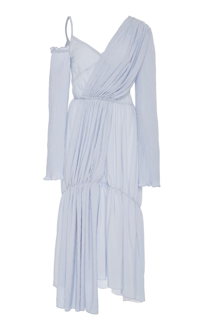 Adeam Ruched Asymmetrical Dress