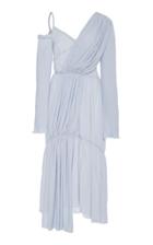 Adeam Ruched Asymmetrical Dress