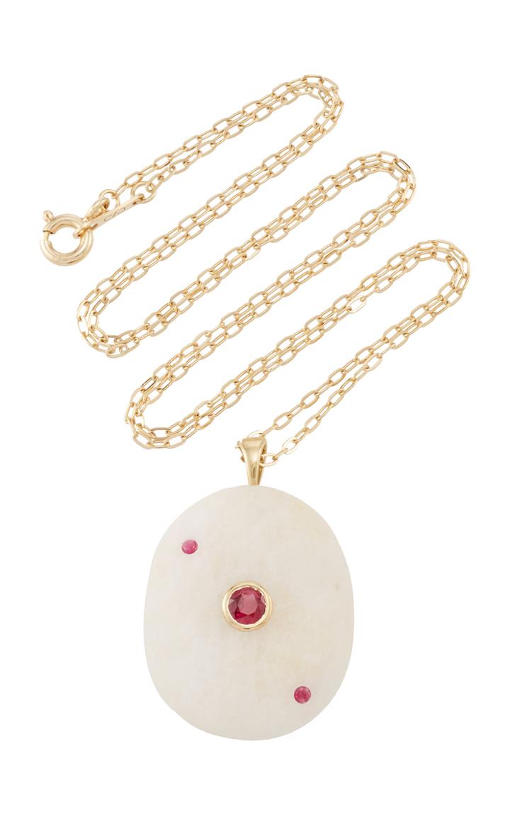 Cvc Stones Cherub Necklace