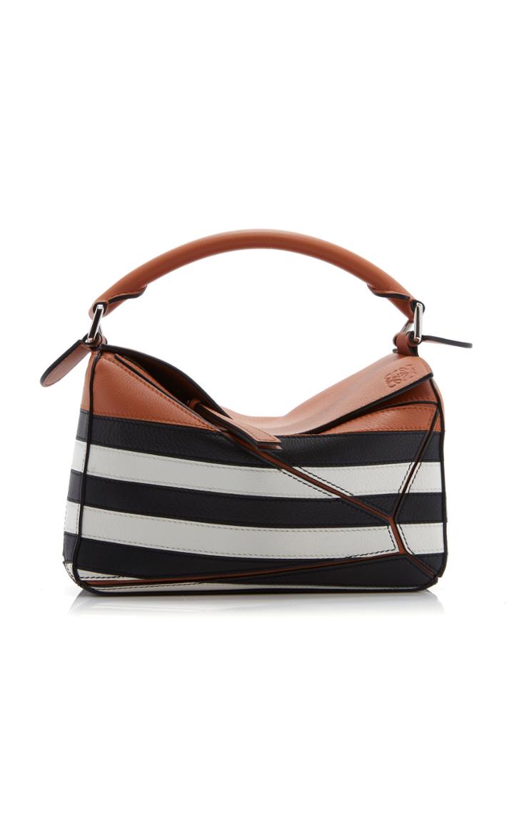 Loewe Puzzle Marine Small Leather Bag