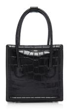 Moda Operandi Marge Sherwood Boston S Croc-effect Leather Top Handle Bag