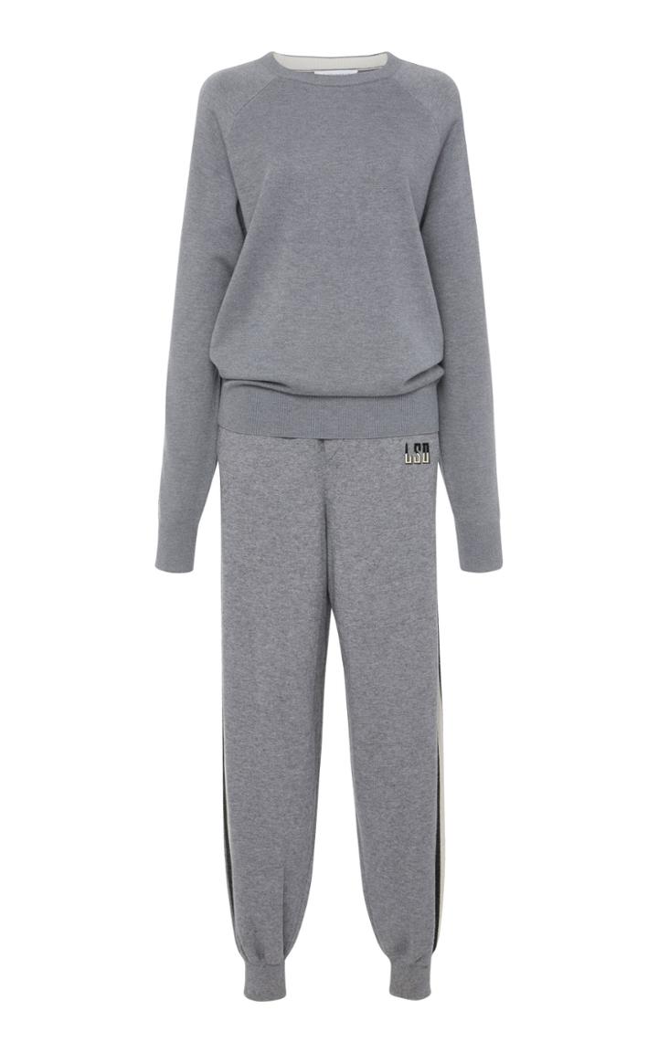 Olivia Von Halle M'onogrammable Missy London Jogger Set