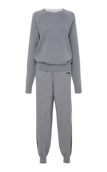 Olivia Von Halle M'onogrammable Missy London Jogger Set