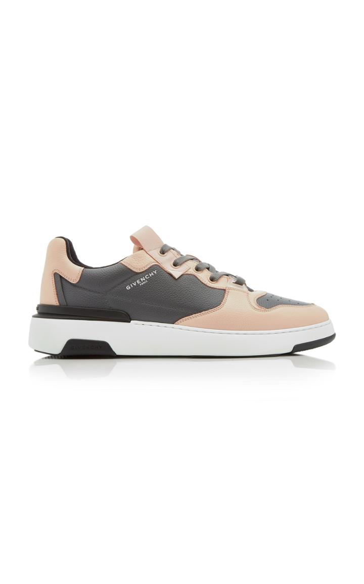 Givenchy Wing Two-toned Low-top Leather Sneakers