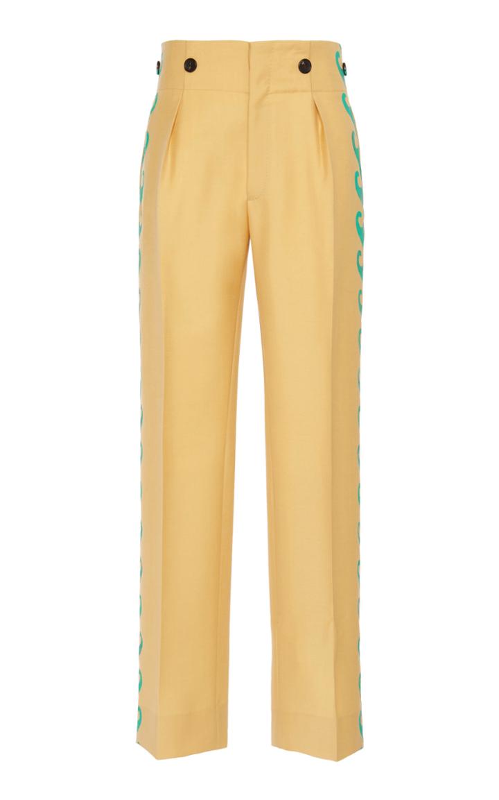 Lanvin Side Printed Suit Trouser