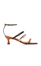 Manu Atelier Naomi Color-block Leather Sandals