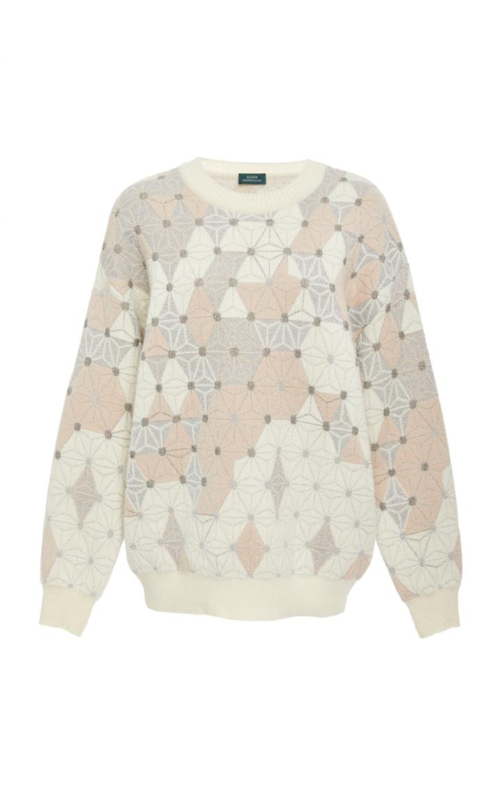 Alena Akhmadullina Geometric Cashmere Pullover