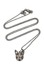 Sydney Evan Pave Boston Terrier Charm 16 Necklace
