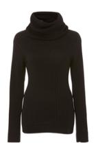 Courrges Ribbed Cotton And Cashmere-blend Turtleneck Sweater
