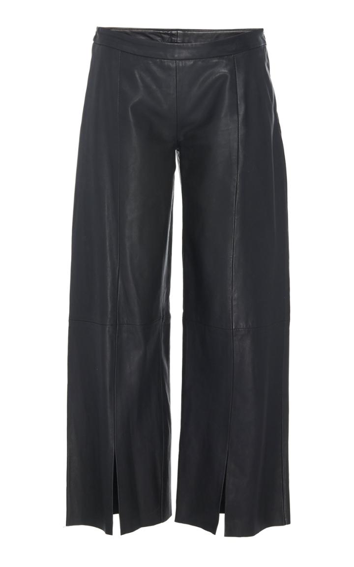 Jeffrey Dodd Nappa Leather Split Front Culottes