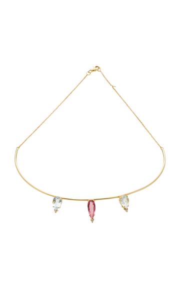 Carolina Neves 18k Gold Multi-stone Choker