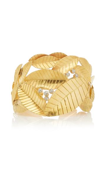 Ofira Diamond Leaf Cuff