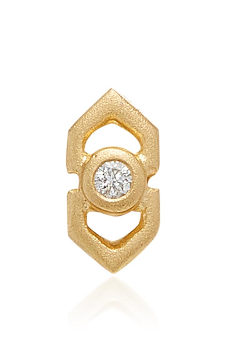 Doryn Wallach Tiny Harlow Single Stud Earring With Diamond
