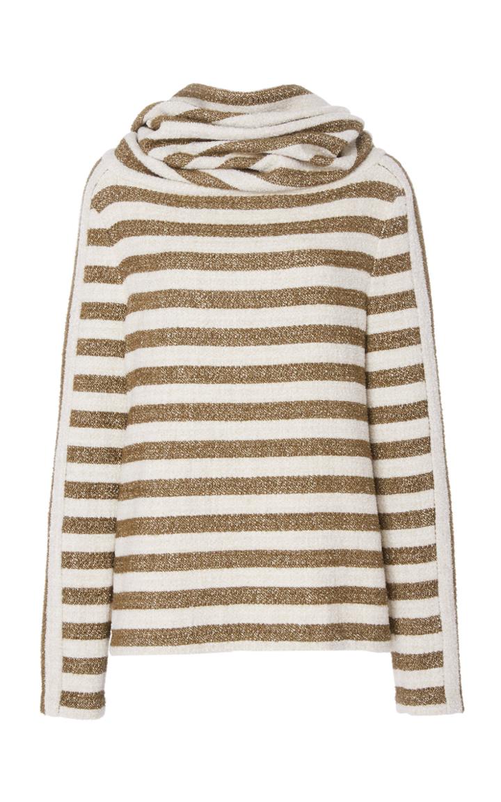 Martin Grant Draped Turtleneck Pullover