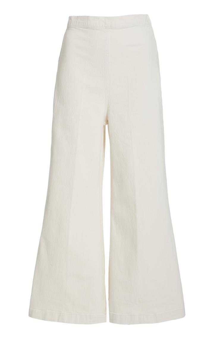 Rachel Comey Absolute High-rise Wide-leg Cotton-blend Pants