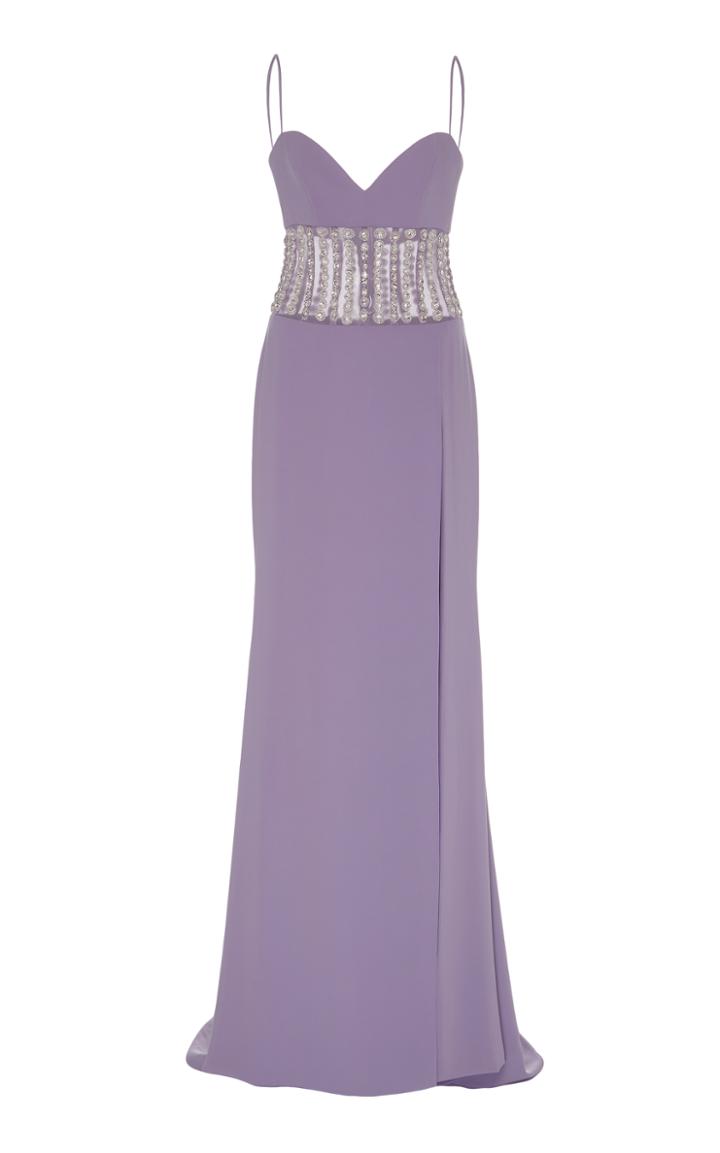 Georges Hobeika Gem Waistline Dress