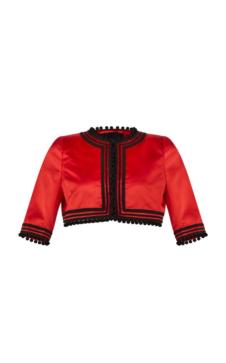 Yanina Demi Couture Silk Balero Jacket