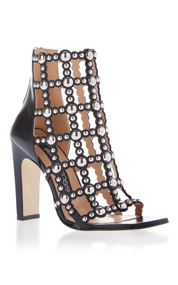 Sergio Rossi Sr1 Cage Studded Sandal