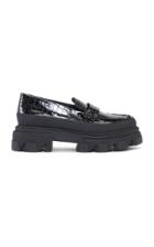Moda Operandi Ganni Belly Embossed Chunky Loafers