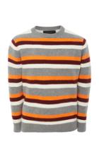 The Elder Statesman M'o Exclusive Striped Cashmere Sweater