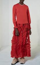 Shrimps Ellan Red Drop Waist Dress