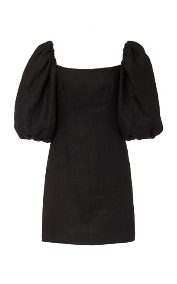 Rebecca De Ravenel First Impression Off-the-shoulder Mini Dress