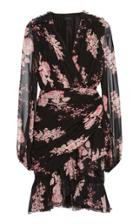 Giambattista Valli Floral-printed Silk Mini Dress