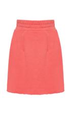 The Elder Statesman Cotton Fleece A-line Skrit
