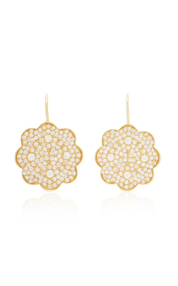 Ashley Mccormick Amelie 18k Gold Diamond Earrings