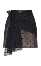 N21 Lena Embellished Polka-dot Tulle Skirt
