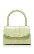 By Far Mini Croco Embossed Leather Bag