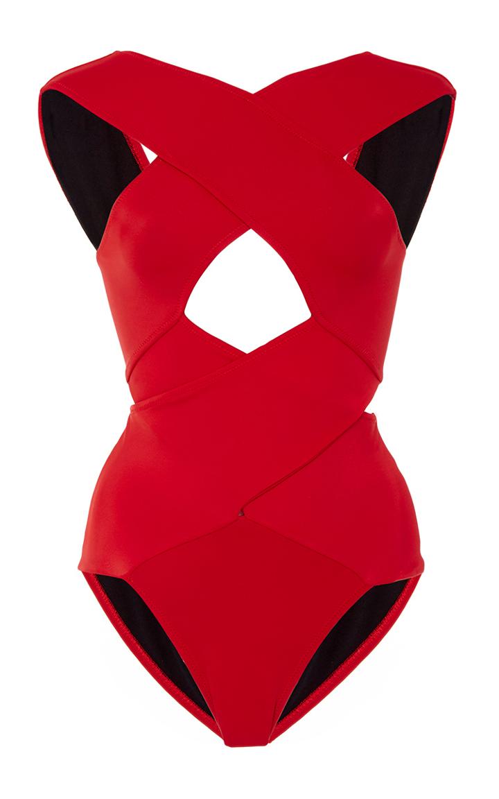 Oye Swimwear Chiara Banded Cutout One Piece