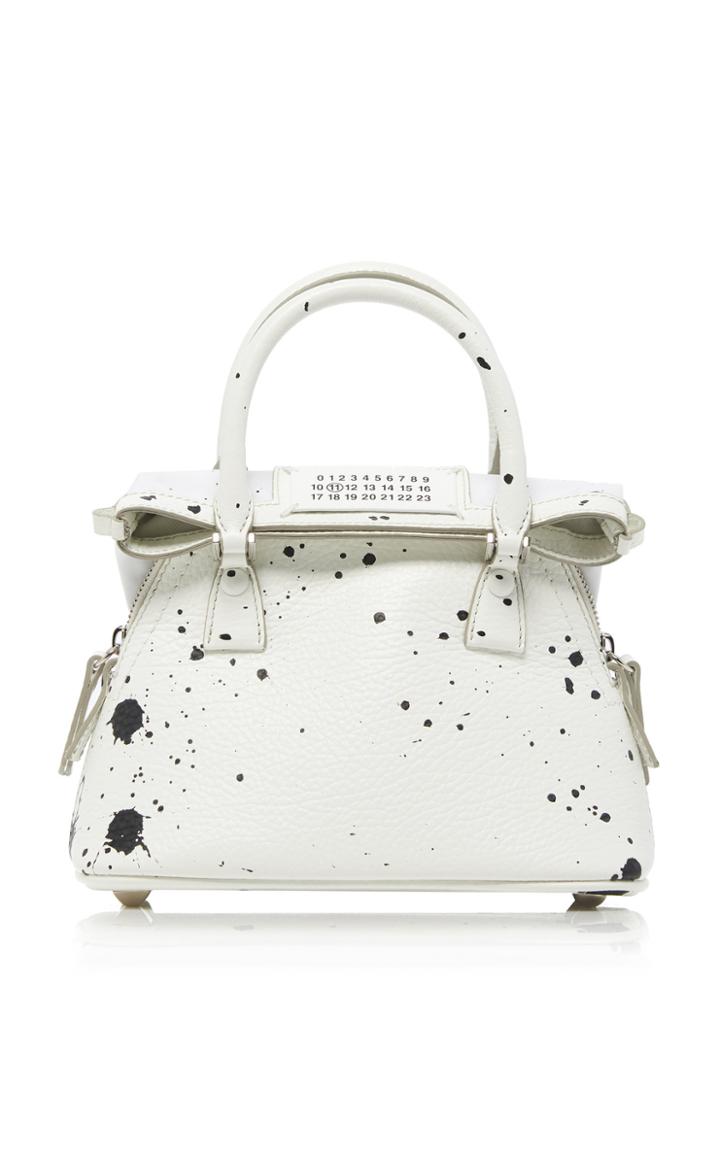 Maison Margiela 5ac Speckled Leather Bag