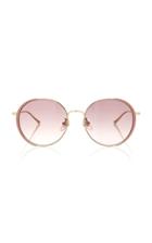 Gucci Guillochet Rounded Sunglasses