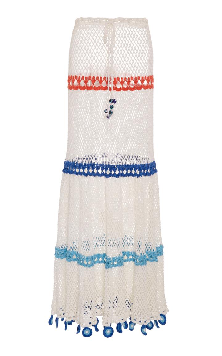 My Beachy Side Crocheted Cotton Maxi Skirt