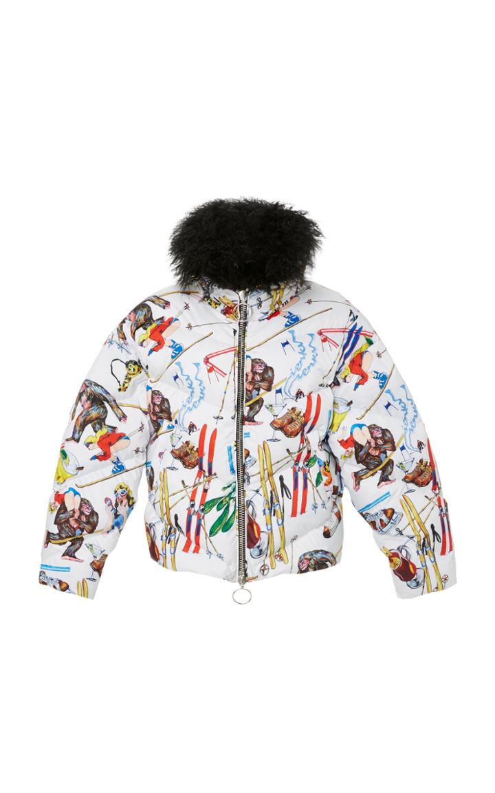Ienki Ienki Dunlop Fur Trimmed Coat