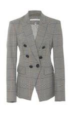 Veronica Beard Miller Faux Double-breasted Plaid Jacket