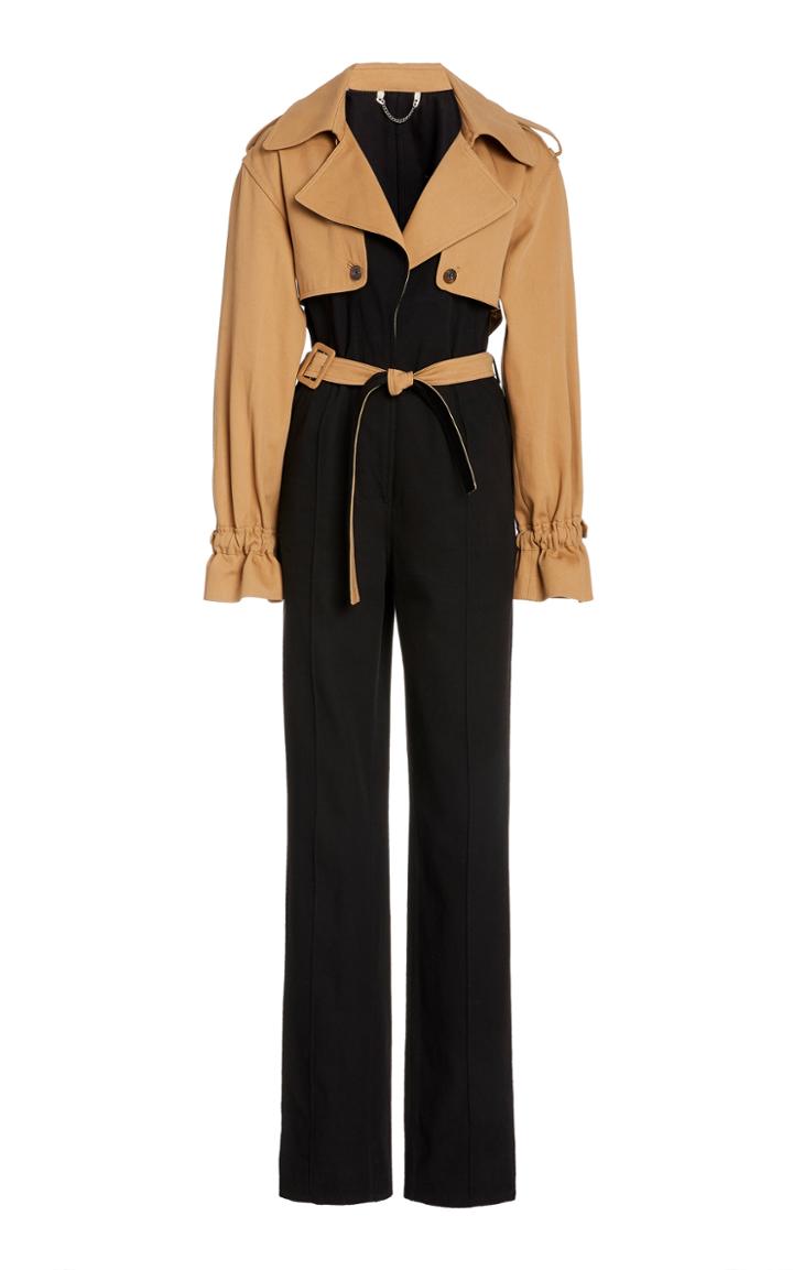 Moda Operandi Jonathan Simkhai Rowan Cotton Trench Jumpsuit