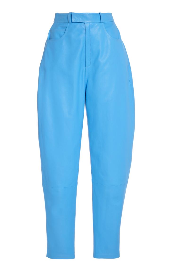 Moda Operandi Zeynep Aray Balloon Leather Pants